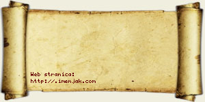 Hana Čaluković vizit kartica